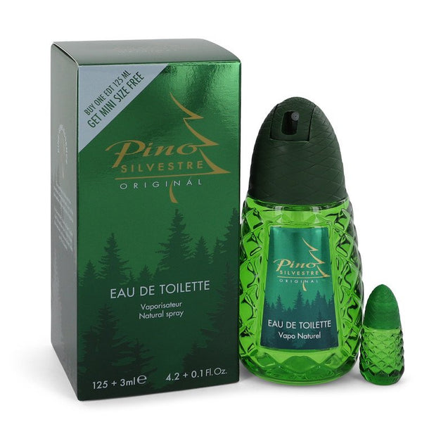 Pino Silvestre Eau De Toilette Spray (New Packaging) with free .10 oz Travel size Mini By Pino Silvestre