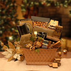 Golden Gatherings Holiday Gift Basket