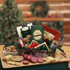 A Rustic Winter  Holiday Tray