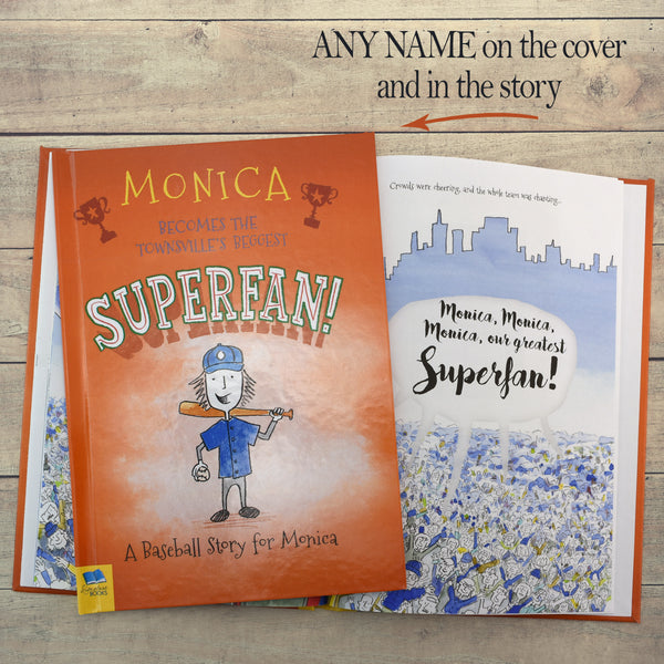 Personalized Baseball Superfan Book