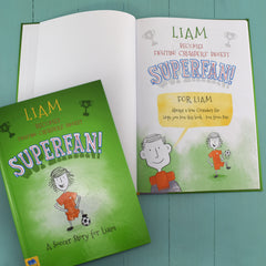 Personalized Soccer Superfan Book