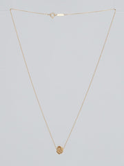 Mesh knotted Ball Drop  Necklace