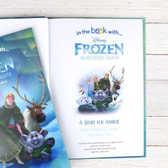 Personalized Disney Frozen Northern Lights Story Book