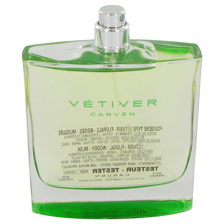 Vetiver Carven Eau De Toilette Spray (Tester) By Carven