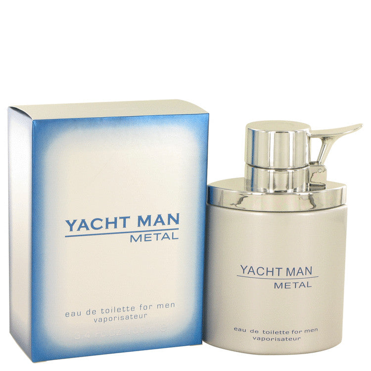 Yacht Man Metal Eau De Toilette Spray By Myrurgia