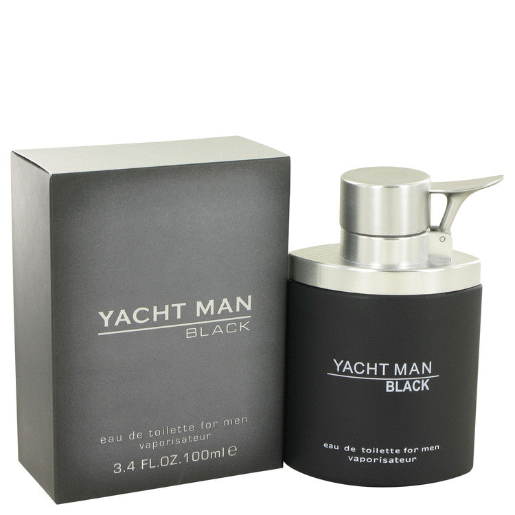 Yacht Man Black Eau De Toilette Spray By Myrurgia