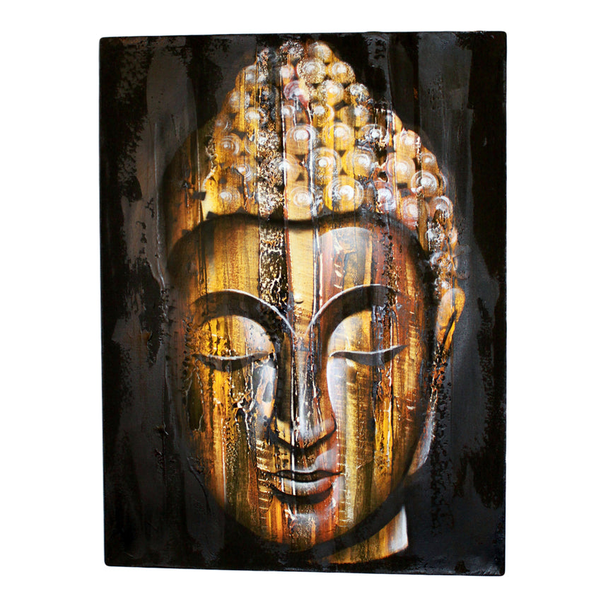 Golden Sun Buddha Wood