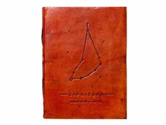 Capricorn Zodiac Handmade Leather Journal