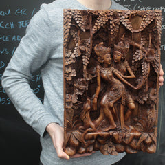 Balinese Fine Woodcraft Lovers & Deer