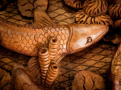 Balinese Fine Woodcraft Fish And Corals