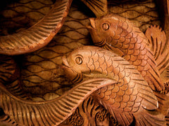 Balinese Fine Woodcraft Fish And Corals