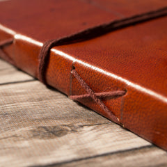 Capricorn Zodiac Handmade Leather Journal