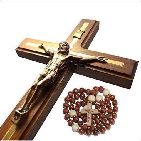 Handmade Catholic Crucifix Wall Cross