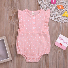 Summer Star Pattern Jumpsuit For Baby Girl