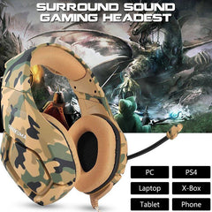 War Gamer Headset Stereo Bass Surround for PC, Mobile, PS4 and Xbox One