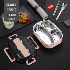 Stainless Japanese Style Bento Microwaveable