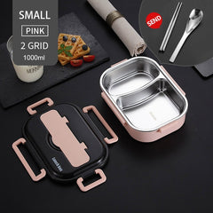 Stainless Japanese Style Bento Microwaveable