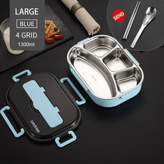 Stainless Japanese Style Bento Microwaveable