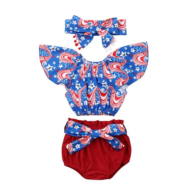 4th Of July Independence Day Baby Girl Occasion Wear