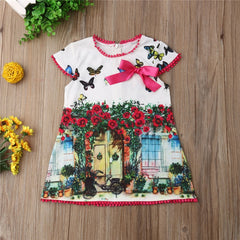 Summer Butterfly Dress For Baby Girl