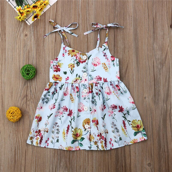 Summer Halter Party Sundress For Baby Girl