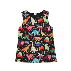 Dinosaur Theme Sundress For Baby Girl