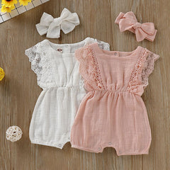 Summer Baby Girl Flare Sleeves