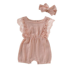 Summer Baby Girl Flare Sleeves