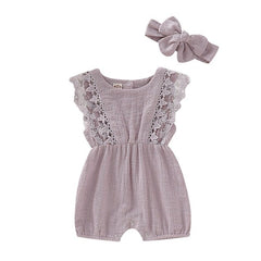 Summer Baby Girl Flare Sleeves