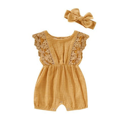 Summer Baby Girl Flare Sleeves