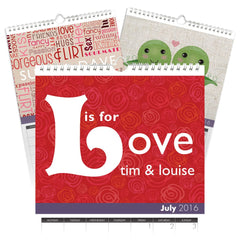 Personalized Anniversary Calendar