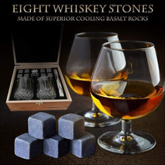 Shot Glass Wooden Gift Set Box