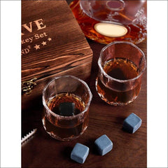 Shot Glass Wooden Gift Set Box