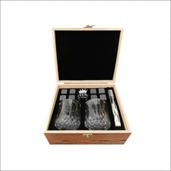 Shot Glass Wooden Gift Set Box