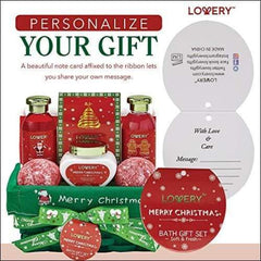 Strawberry & Sandalwood Christmas Spa Gift Basket