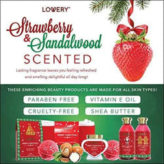 Strawberry & Sandalwood Christmas Spa Gift Basket