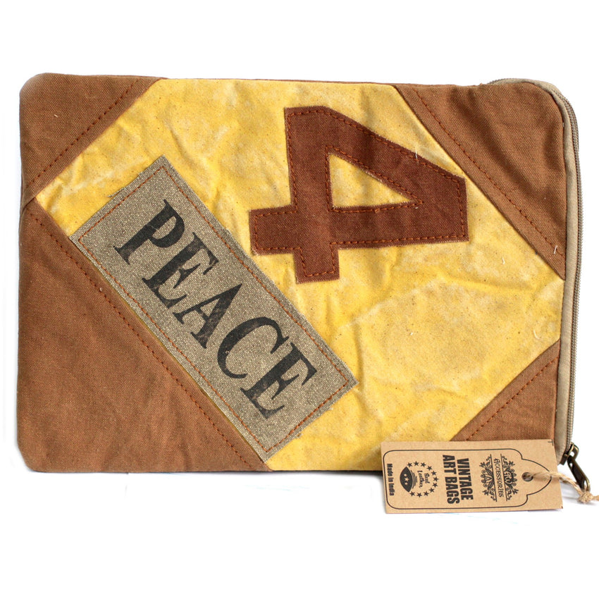 Vintage Peace Pouch